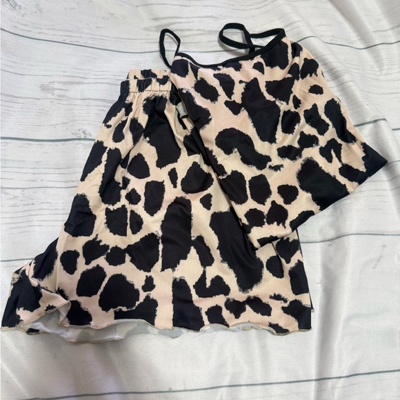 Leopard Print Sleeveless Pajama Set - Picture 6 of 7